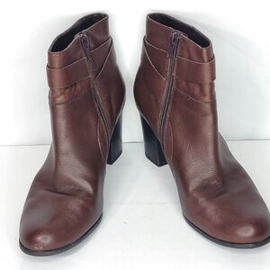 Cole Haan Brown Leather Booties Size 8.5 S1267